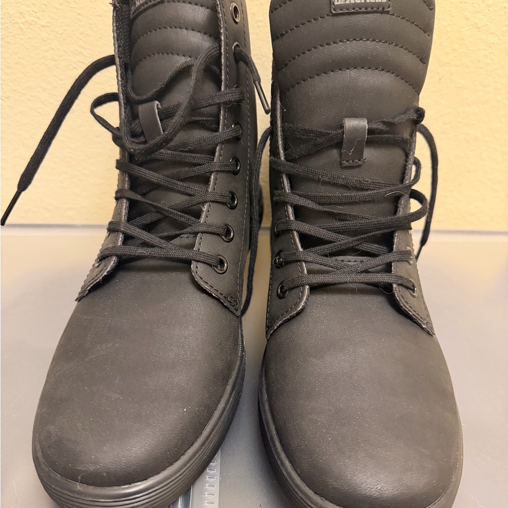 Dr. Martens Black Lace-Up Ankle Boots